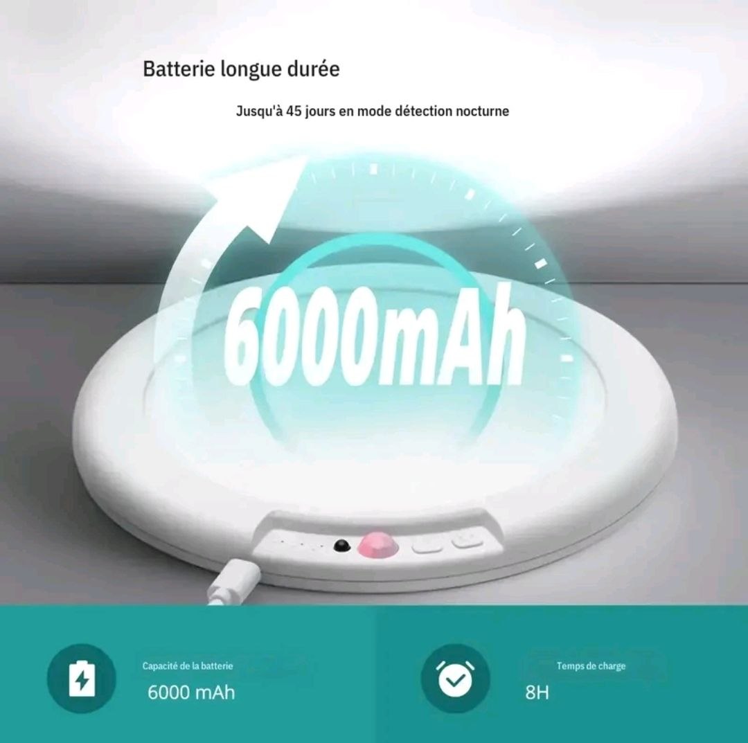 Batterie 6000 mAh longue durée
