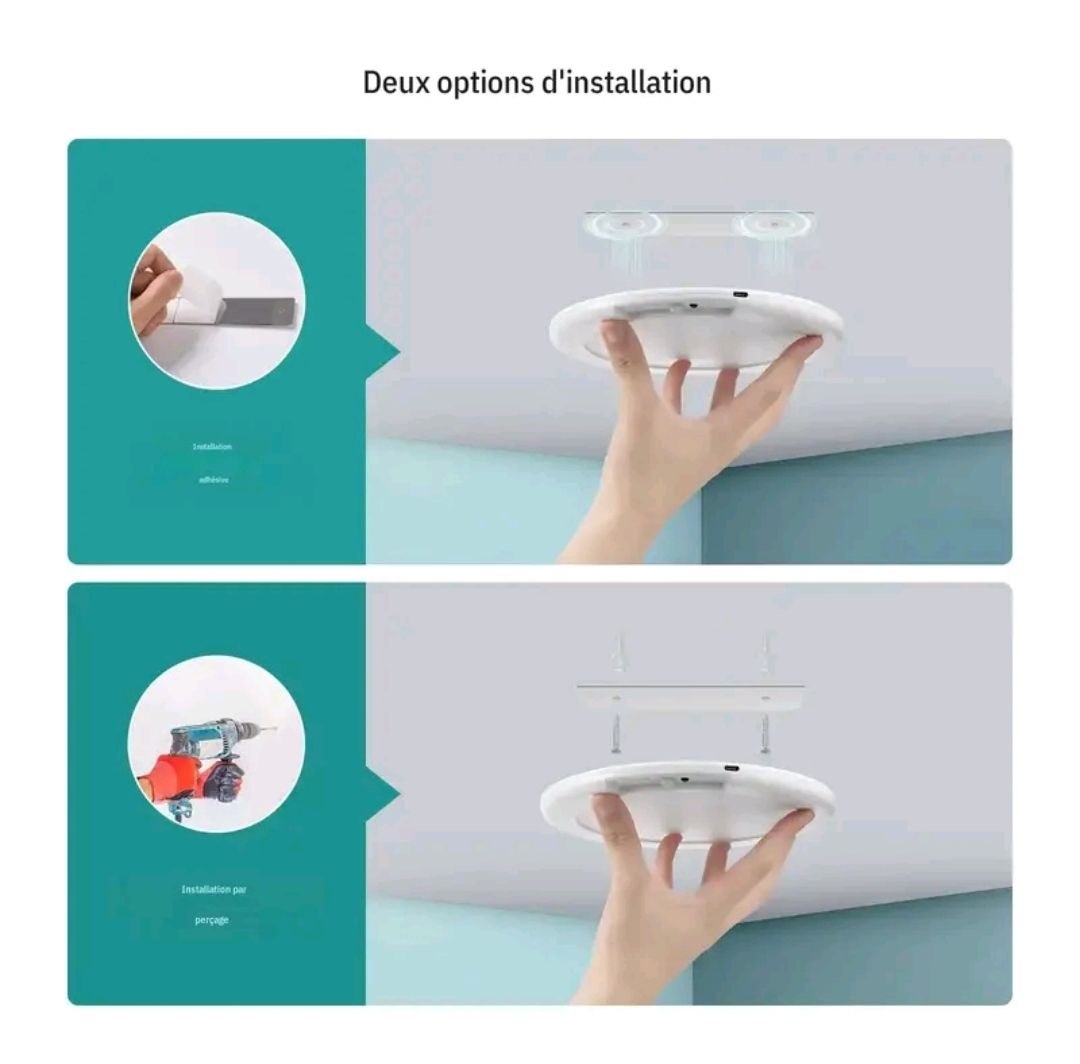 Deux options d'installation